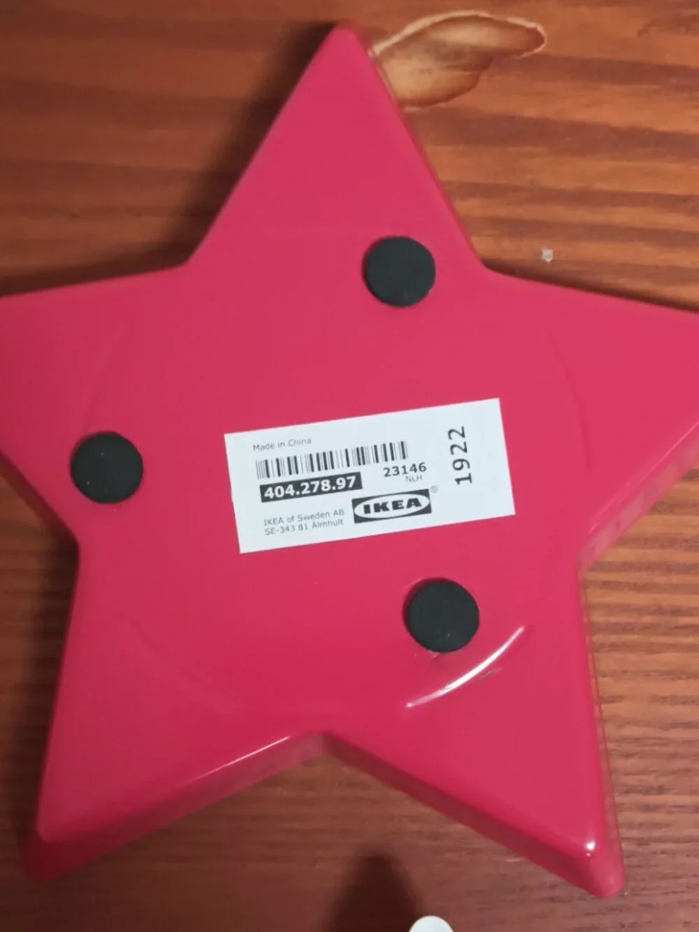 IKEA Set of 6 Star Metal Candle Holders Coasters Red White Christmas Holiday Jul